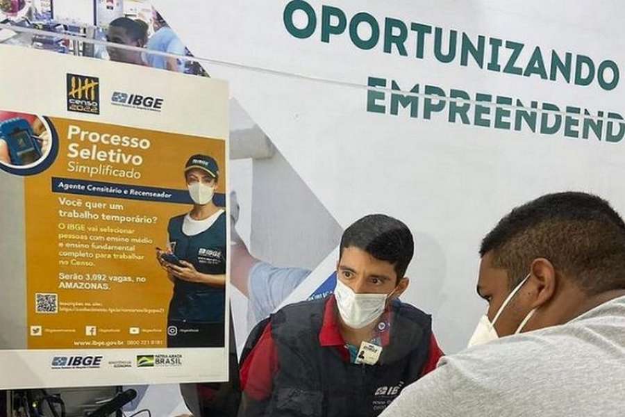 Postos do Sine Manaus recebem inscrições para o concurso do IBGE