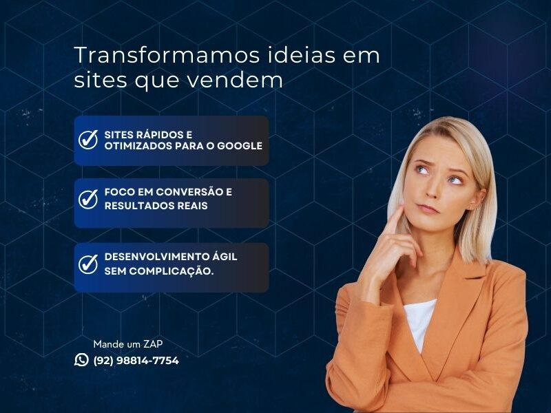 Sua empresa merece um site profissional